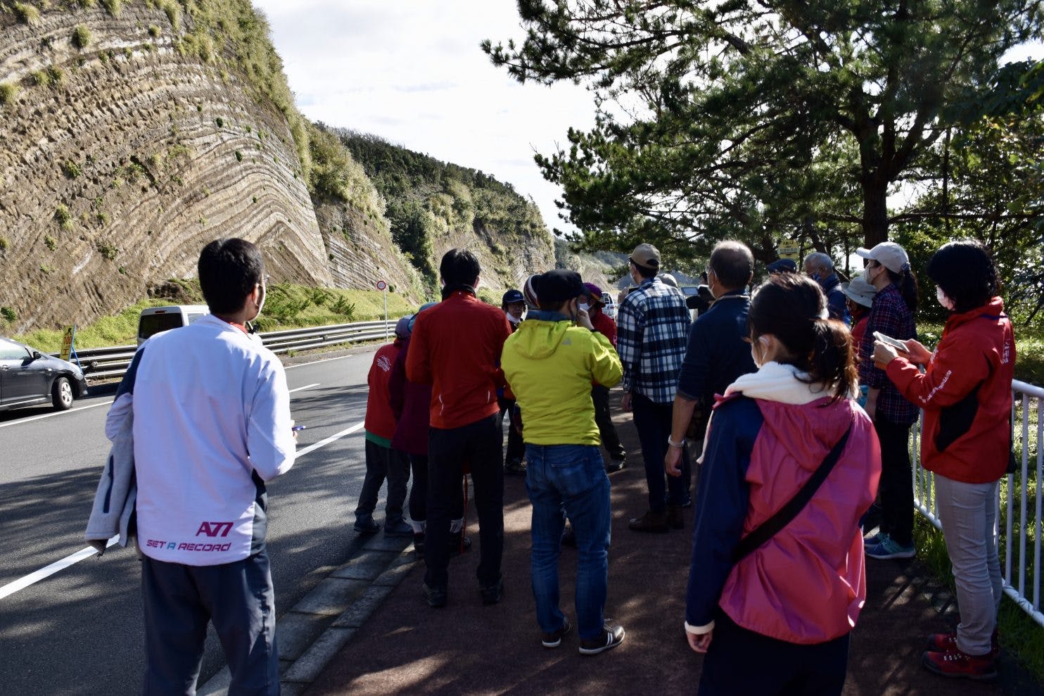 Oshima, adventure tourism, izuoshima, tokyoislands, izuislands, stone, japan, tokyo, The Baumkuchen, Stratigraphic cross-section