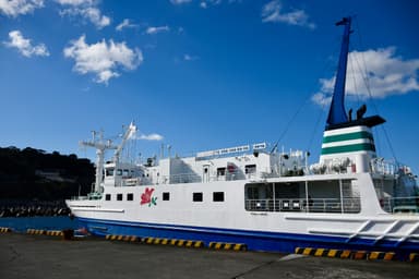 By Ferry from Shimoda, Shizuoka prefecture