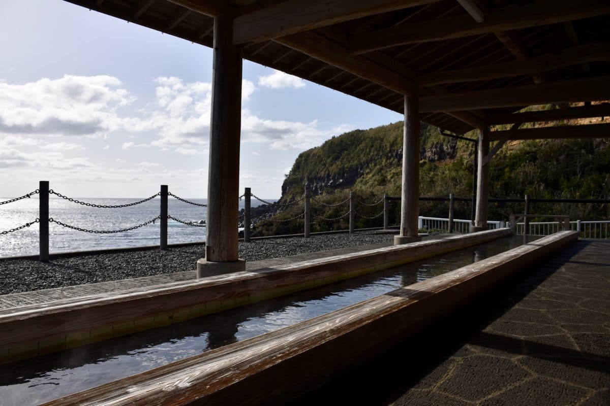 Subtropical Island Filled with Nature - Flora, Mountains, Ocean and Hot Springs, Hachijojima island, tokyo, japan, tokyo islands, izu islands, tokyo travel, tokyo trip, Ashiyu Kirameki, foot onsen, hotpspring