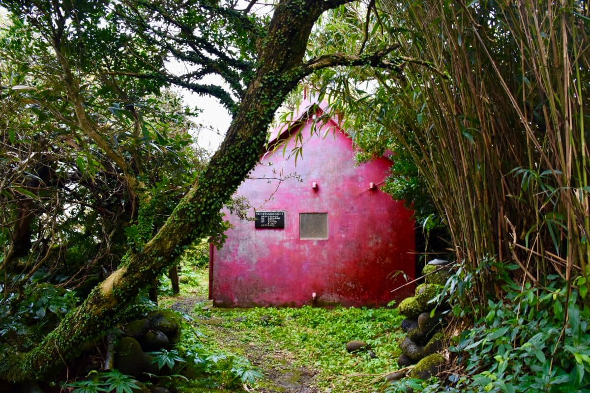 Secluded Island With Unusual Terrains And Nightsky Filled With Stars That Feel Within Reach, aogashima island, tokyo islands, izu islands, tokyo, japan, Toudaisho Shrine