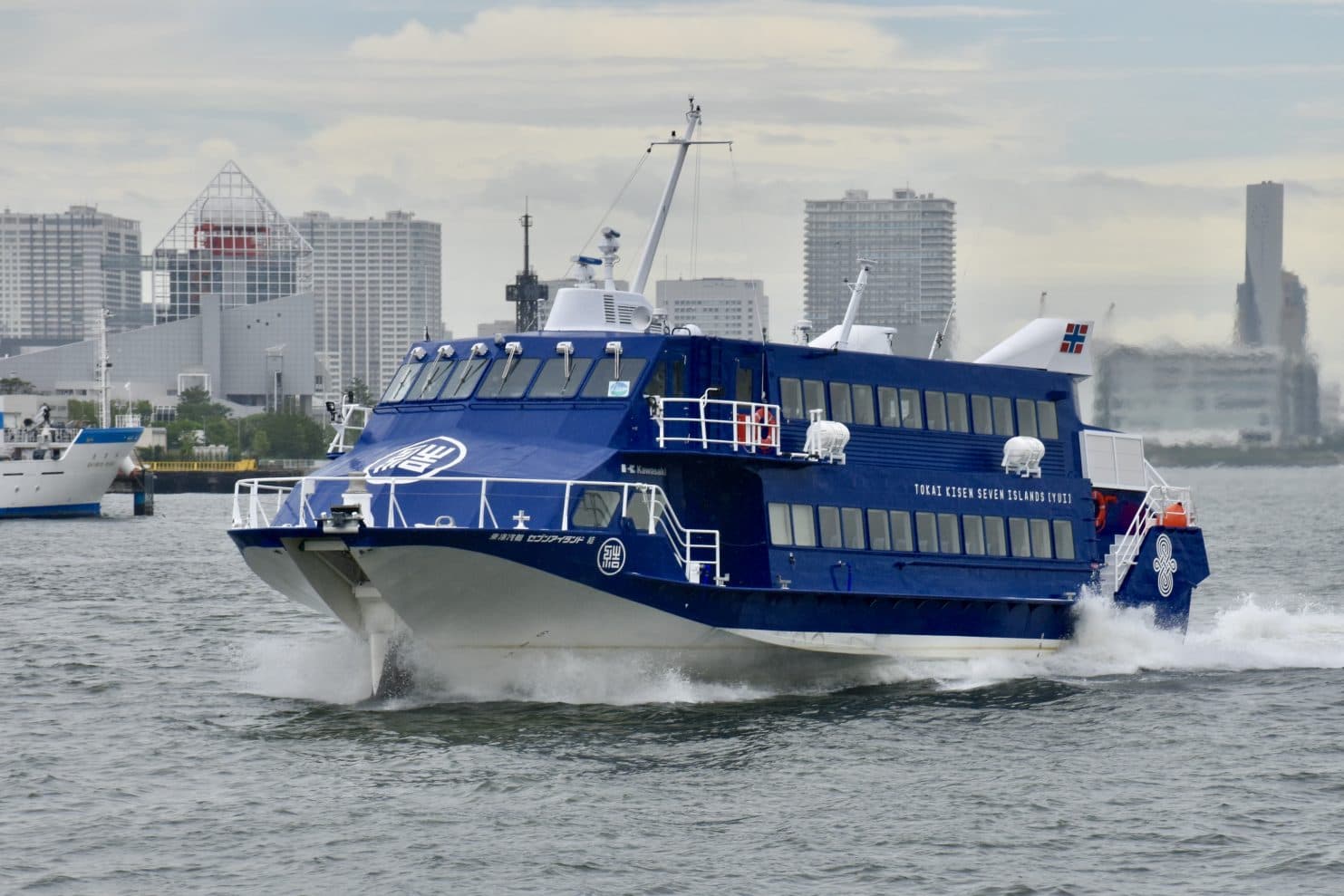 Jet ferry, Yui, jet foil, tokaikisen, tokyoislands, izuilslands, tokyo, japan, oshima, toshima, shikinejima, niijima, kozushima