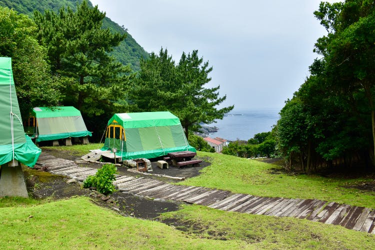 umi-no-furusato mura, campsites, camp ground, camping, oshima, izuoshima, tokyo, japan, tokyoislands, izuislands
