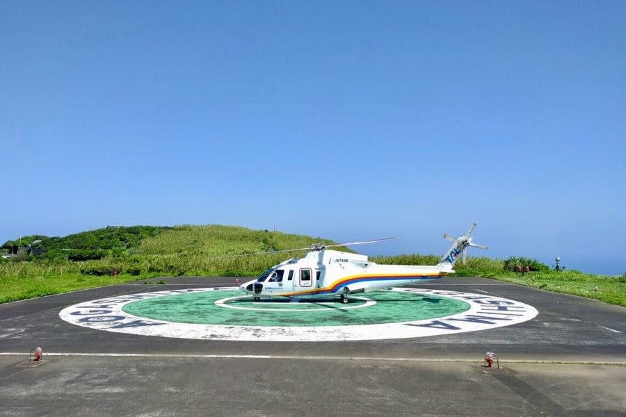 Tokyo islands, helicopter