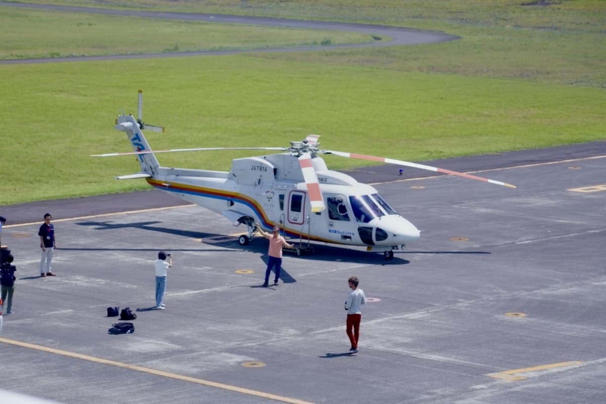 Private helicopter, toho koku airplane, Private Jet Island Hopping to Tokyo’s Wild Side: A 3-Night Journey to Hachijojima & Oshima, Tokyo Islands, Izu Islands, Tokyo, Japan