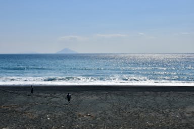 Sa-no-hama: The black long beach